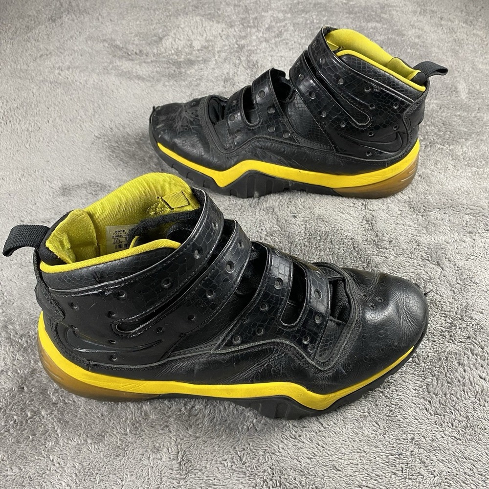 Nike Air Zoom Sharkley Remix‎ Mens 10.5 Black Yellow Laces